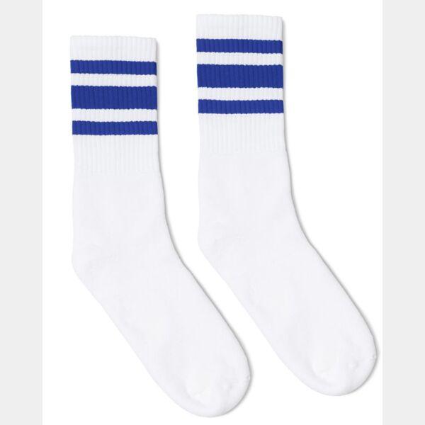 USA-Made Striped Crew Socks Thumbnail