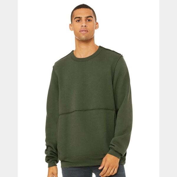 FWD Fashion Raw Seam Crewneck Sweatshirt Thumbnail