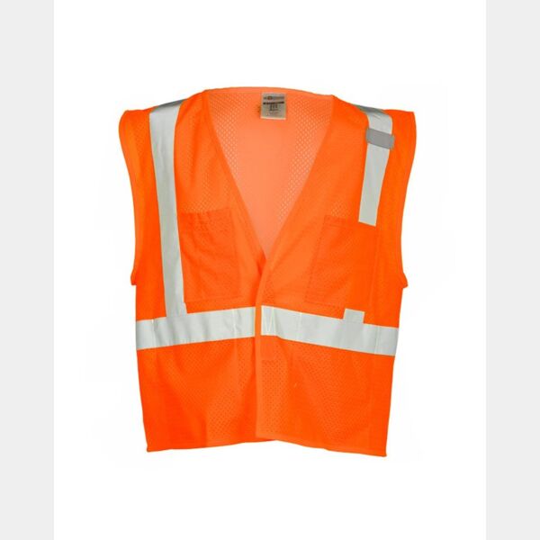 Unisex 4 Pocket Hook-and-Loop Mesh Vest Thumbnail