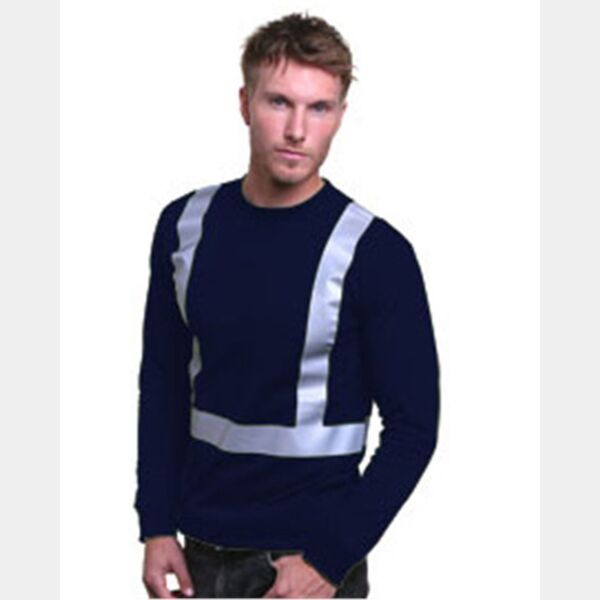 Men's USA-Made Hi-Visibility Long Sleeve T-Shirt Thumbnail
