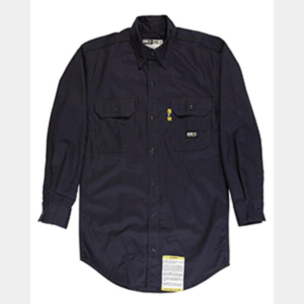 Men's Tall Flame-Resistant Button Down Work Shirt Thumbnail