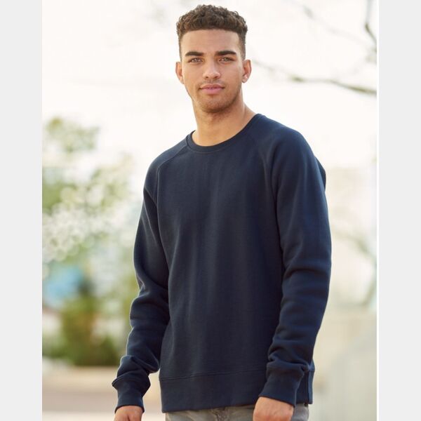 Men's Ripple Fleece Raglan Crewneck Sweatshirt Thumbnail