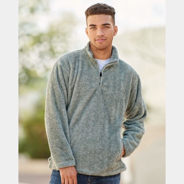 Unisex Boundary Shag Frosty Sherpa Quarter-Zip Pullover Thumbnail
