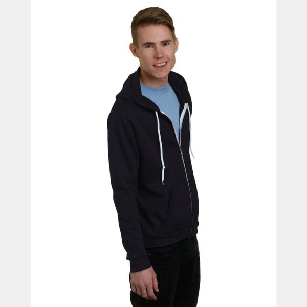 Unisex USA Made Full-Zip Lightweight Hooded Sweatshirt Thumbnail