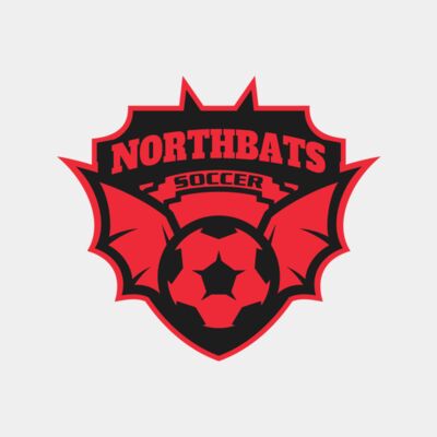 North bats Tournament Soccer logo template Thumbnail