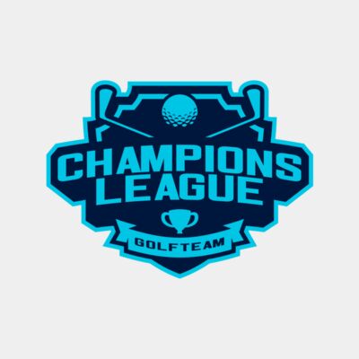 Champions League Golf Team logo template Thumbnail