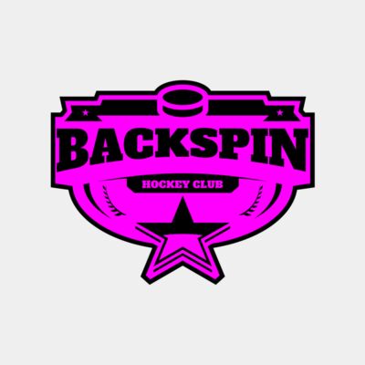 Backspin Hockey Club logo template Thumbnail