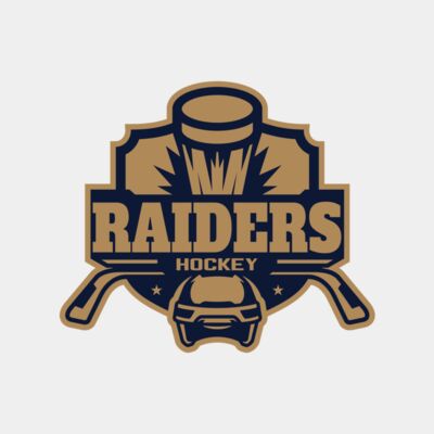 Raiders Hockey logo template Thumbnail