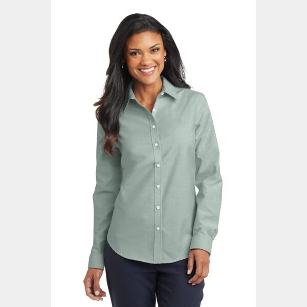 Ladies SuperPro ™ Oxford Shirt Thumbnail