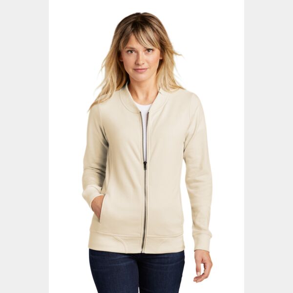 Ladies Lightweight French Terry Bomber Thumbnail