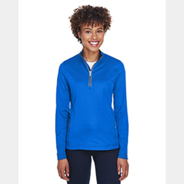 Ladies' Cool & Dry Sport Quarter-Zip Pullover Thumbnail