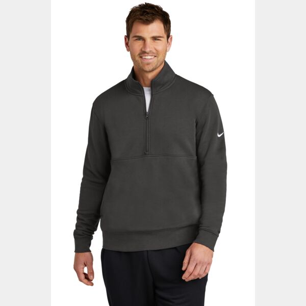 Club Fleece Sleeve Swoosh 1/2 Zip Thumbnail