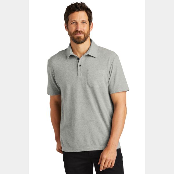C Free ® Cotton Blend Pique Pocket Polo Thumbnail