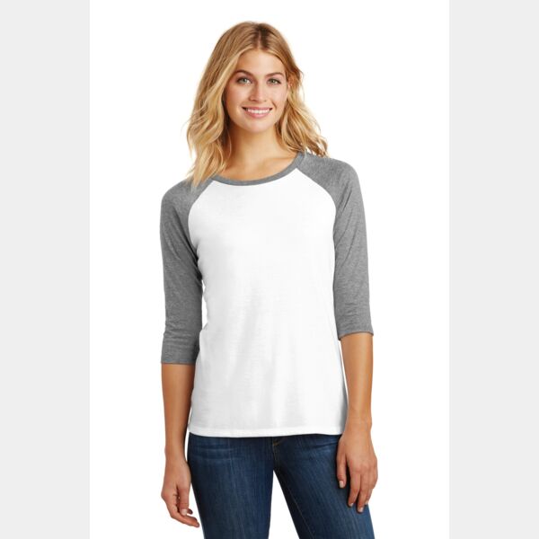 Ladies Perfect Tri ™ 3/4 Sleeve Raglan Thumbnail