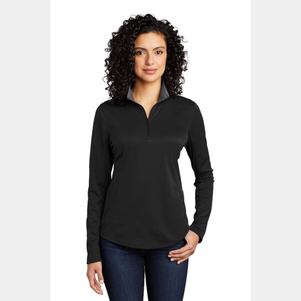 ® Ladies Silk Touch ™ Performance 1/4 Zip Thumbnail