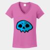 Ladies Heavy Cotton ™ 100% Cotton V Neck T Shirt Thumbnail