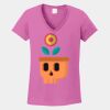 Ladies Heavy Cotton ™ 100% Cotton V Neck T Shirt Thumbnail