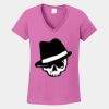 Ladies Heavy Cotton ™ 100% Cotton V Neck T Shirt Thumbnail