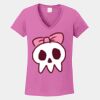 Ladies Heavy Cotton ™ 100% Cotton V Neck T Shirt Thumbnail