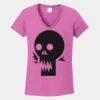 Ladies Heavy Cotton ™ 100% Cotton V Neck T Shirt Thumbnail
