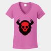 Ladies Heavy Cotton ™ 100% Cotton V Neck T Shirt Thumbnail