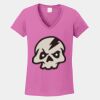 Ladies Heavy Cotton ™ 100% Cotton V Neck T Shirt Thumbnail