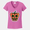 Ladies Heavy Cotton ™ 100% Cotton V Neck T Shirt Thumbnail
