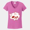 Ladies Heavy Cotton ™ 100% Cotton V Neck T Shirt Thumbnail