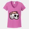 Ladies Heavy Cotton ™ 100% Cotton V Neck T Shirt Thumbnail