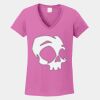 Ladies Heavy Cotton ™ 100% Cotton V Neck T Shirt Thumbnail