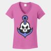Ladies Heavy Cotton ™ 100% Cotton V Neck T Shirt Thumbnail