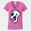 Ladies Heavy Cotton ™ 100% Cotton V Neck T Shirt Thumbnail