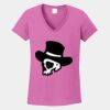Ladies Heavy Cotton ™ 100% Cotton V Neck T Shirt Thumbnail