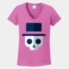 Ladies Heavy Cotton ™ 100% Cotton V Neck T Shirt Thumbnail