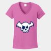 Ladies Heavy Cotton ™ 100% Cotton V Neck T Shirt Thumbnail