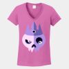 Ladies Heavy Cotton ™ 100% Cotton V Neck T Shirt Thumbnail