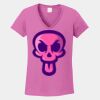 Ladies Heavy Cotton ™ 100% Cotton V Neck T Shirt Thumbnail
