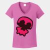 Ladies Heavy Cotton ™ 100% Cotton V Neck T Shirt Thumbnail