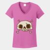 Ladies Heavy Cotton ™ 100% Cotton V Neck T Shirt Thumbnail