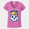 Ladies Heavy Cotton ™ 100% Cotton V Neck T Shirt Thumbnail