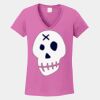 Ladies Heavy Cotton ™ 100% Cotton V Neck T Shirt Thumbnail