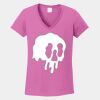 Ladies Heavy Cotton ™ 100% Cotton V Neck T Shirt Thumbnail