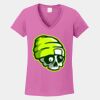 Ladies Heavy Cotton ™ 100% Cotton V Neck T Shirt Thumbnail