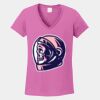 Ladies Heavy Cotton ™ 100% Cotton V Neck T Shirt Thumbnail
