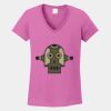 Ladies Heavy Cotton ™ 100% Cotton V Neck T Shirt Thumbnail