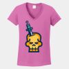 Ladies Heavy Cotton ™ 100% Cotton V Neck T Shirt Thumbnail