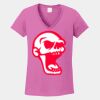 Ladies Heavy Cotton ™ 100% Cotton V Neck T Shirt Thumbnail