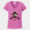 Ladies Heavy Cotton ™ 100% Cotton V Neck T Shirt Thumbnail