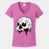 Ladies Heavy Cotton ™ 100% Cotton V Neck T Shirt Thumbnail