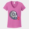 Ladies Heavy Cotton ™ 100% Cotton V Neck T Shirt Thumbnail